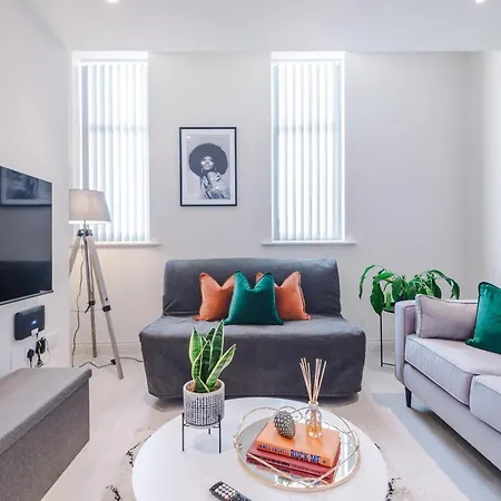 Business 1-bedroom Flat With 2 Beds & Sofa Bed By Purestay 公寓 利兹