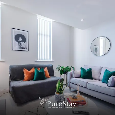 Business 1-bedroom Flat With 2 Beds & Sofa Bed By Purestay Apartment *
